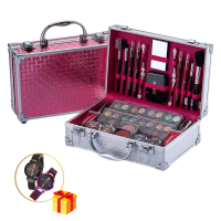 Великий набір косметики у валізі GM 19423 та стильний годинник у подарунок!